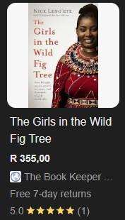 The Girls In The Wild Fig Tree Nice Leng'ete with Elizabeth Butler biography memoir Africa