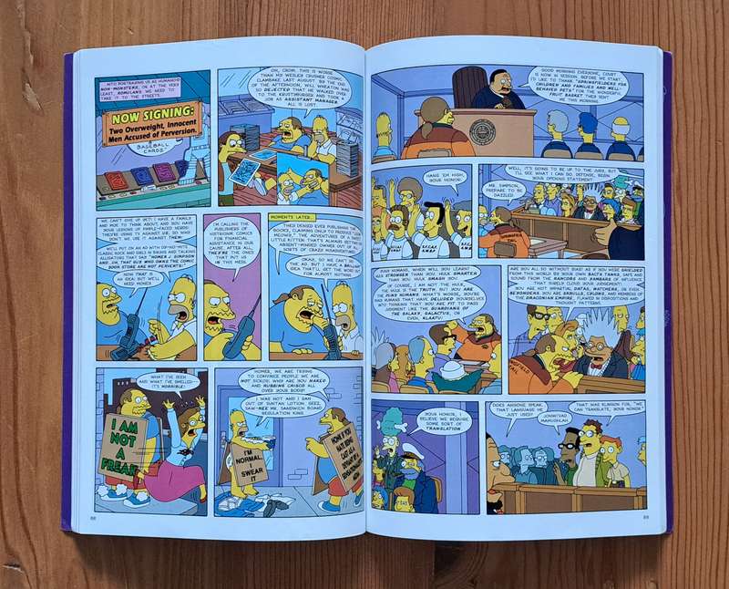 Bongo Simpsons Comics Unchained TPB (2001) #1 - 1ST printing comic book rare collectable