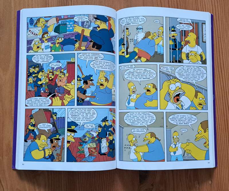 Bongo Simpsons Comics Unchained TPB (2001) #1 - 1ST printing comic book rare collectable