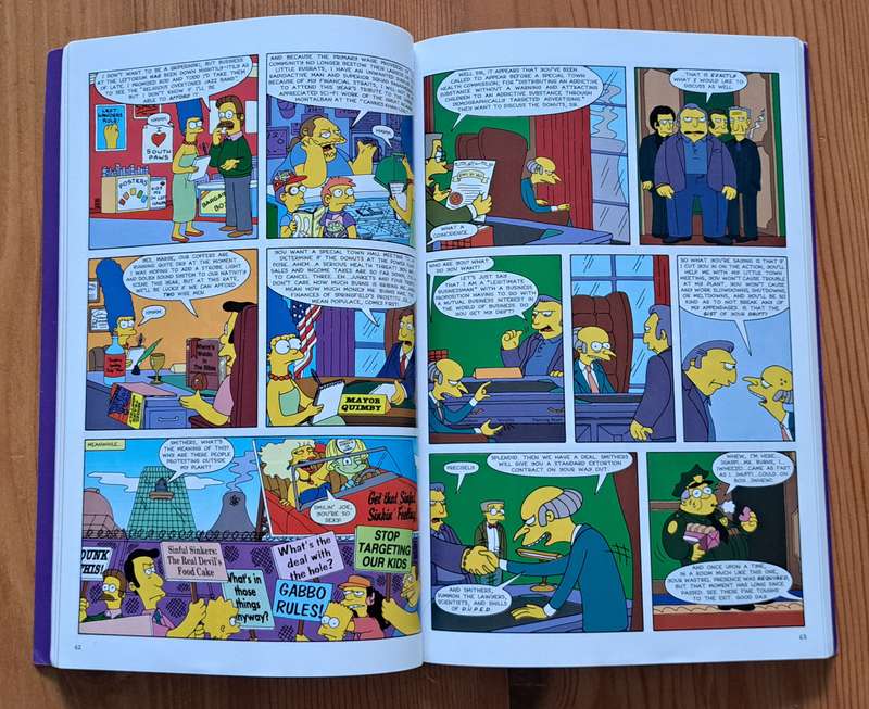 Bongo Simpsons Comics Unchained TPB (2001) #1 - 1ST printing comic book rare collectable