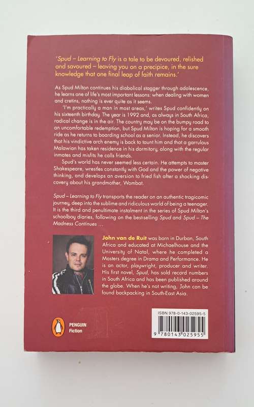 Spud Learning To Fly By John van de Ruit comedy humor young adult South Africa classic teen school