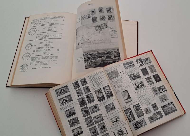 2 books - Stanley Gibbons Postage Stamp Catalogue & Albert Friedemann Post offices collectors books