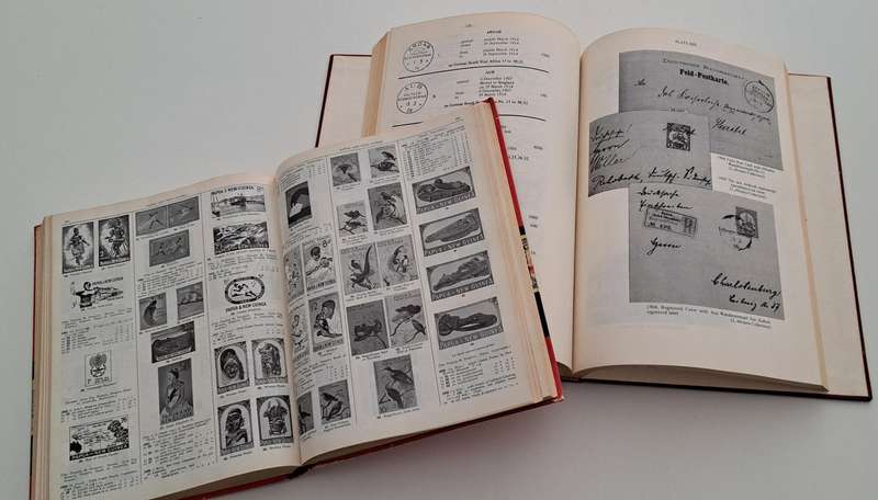 2 books - Stanley Gibbons Postage Stamp Catalogue & Albert Friedemann Post offices collectors books