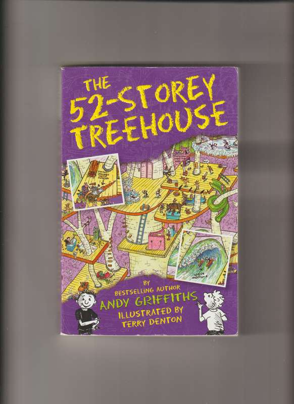 The 52 Story Treehouse Andy Griffiths kids children's comic graphic novel book humor adventure