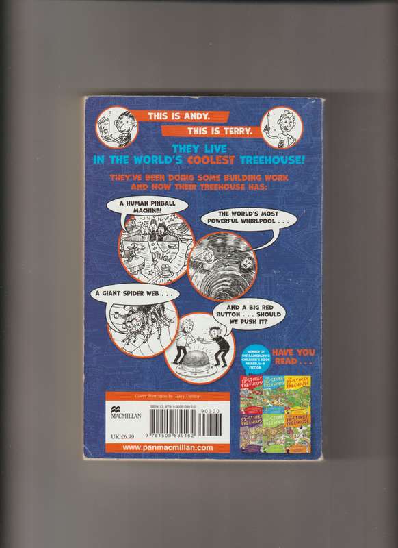 The 91 - Storey Treehouse By Andy Griffiths cartoon comic book graphic novel kids children's funny