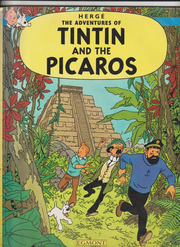 The Adventures Of Tintin And The Picaros By Herge (2002) cartoon comic book collectable
