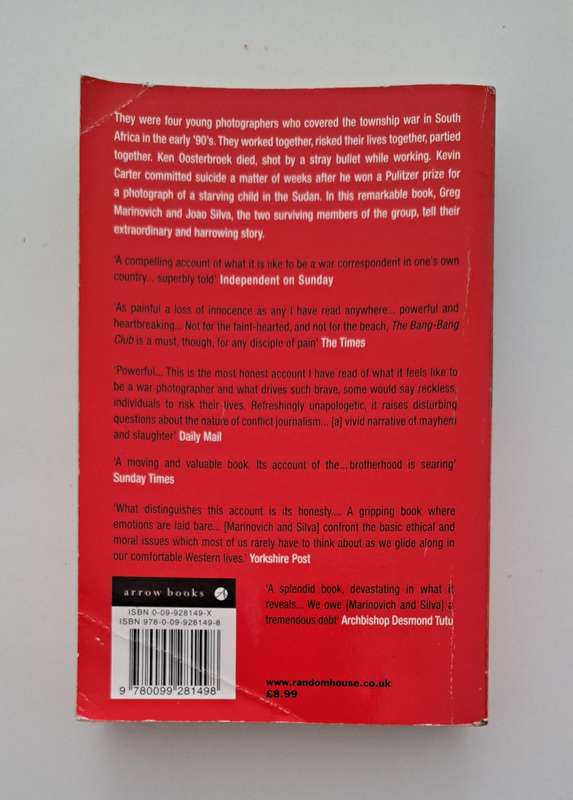 The Bang Bang Club Greg Marinovich South Africa photography history biography memoir war politics
