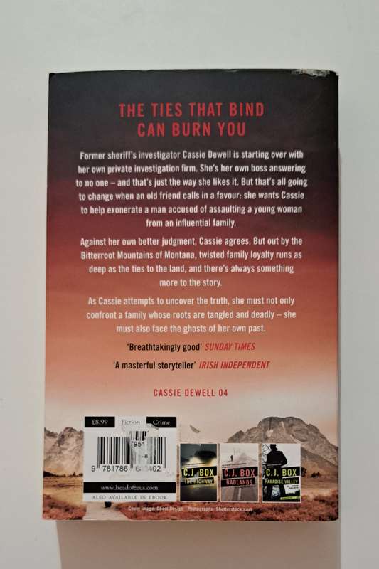 The Bitterroots By C J Box crime thriller suspense detective police fiction