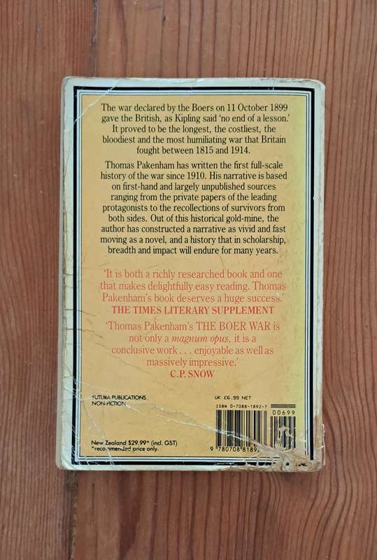The Boer War By Thomas Pakenham history South Africa war military British Afrikaans nonfiction