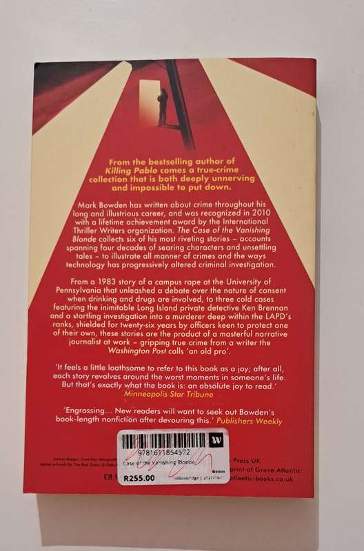 The Case Of The Vanishing Blonde & Other True Crime Stories By Mark Bowden mystery history