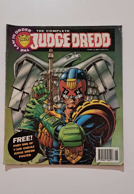 The Complete Judge Dredd #16 (1993) The Law In Order rare vintage old retro comic book