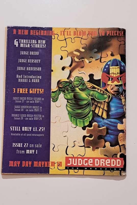 The Complete Judge Dredd #16 (1993) The Law In Order rare vintage old retro comic book