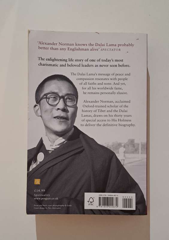 The Dalai Lama Biography By Alexander Norman Peace Faith Tibet Spiritual Political religion nonficti