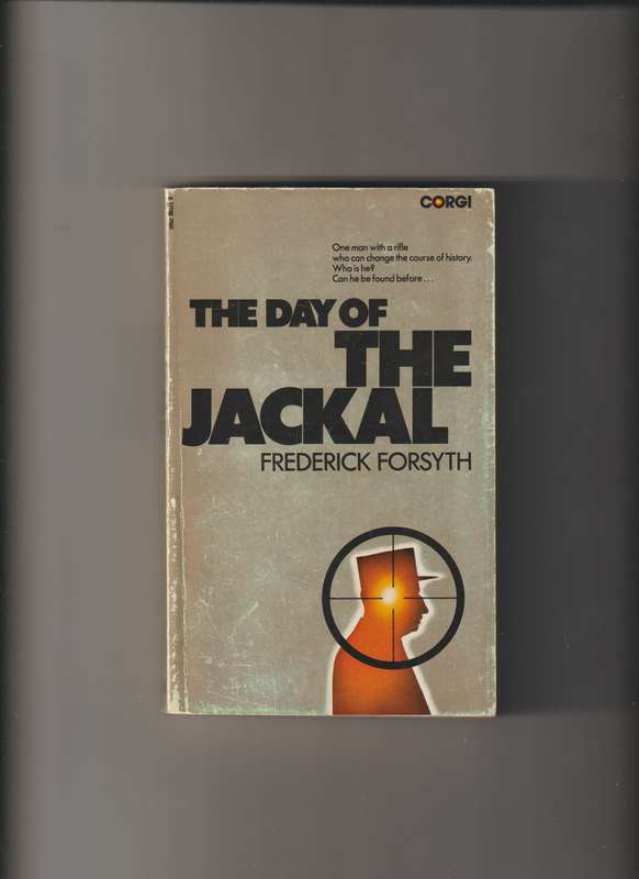 The Day Of The Jackal Frederick Forsyth 1971 vintage rare old book crime thriller mystery suspense h