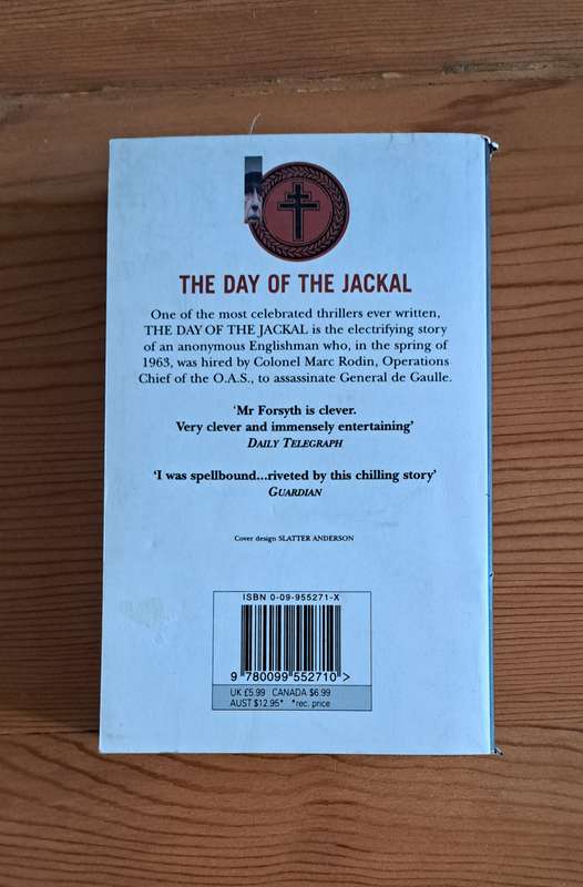 The Day Of The Jackal Frederick Forsyth fiction thriller movie film tv show series crime spy history