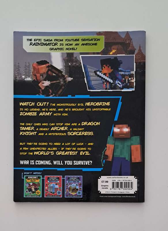 The Epic Graphic Novel Adventure In A Minecraft World Reign Of Terror movie games gaming comics