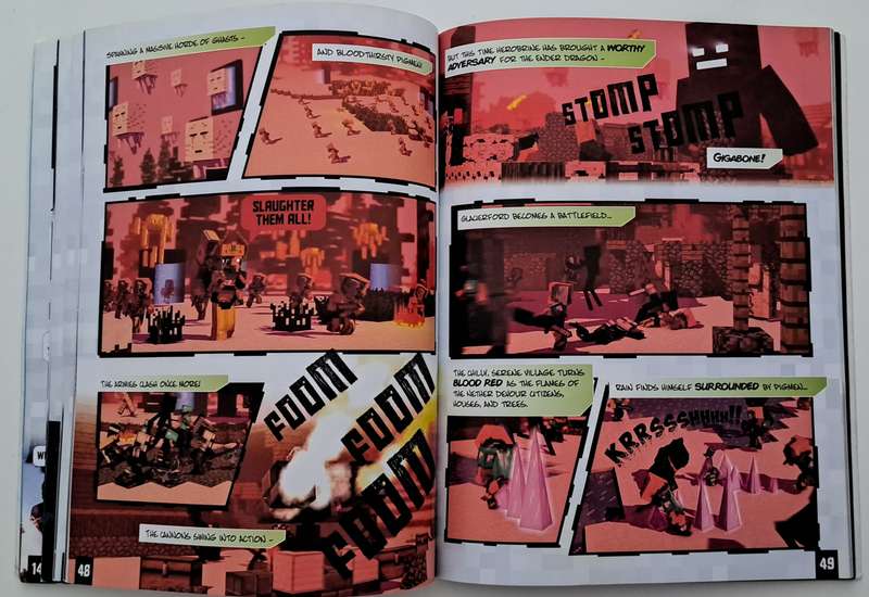 The Epic Graphic Novel Adventure In A Minecraft World Reign Of Terror movie games gaming comics