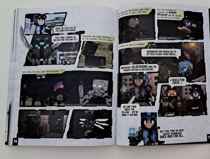 The Epic Graphic Novel Adventure In A Minecraft World Reign Of Terror movie games gaming comics