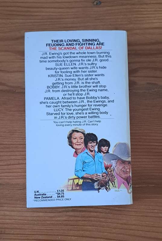 The Ewings Of Dallas By Burt Hirschfeld (1980) TV show series 80's vintage old rare film movie