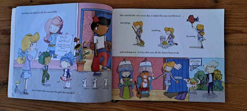 The Fairytale Hairdresser And Cinderella By Abie Longstaff kids children's picture story book