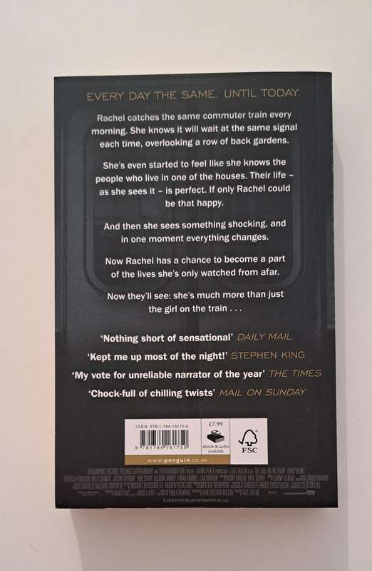 The Girl On The Train By Paula Hawkins adult fiction mystery thriller chic lit crime suspense