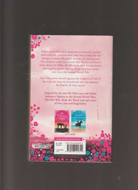 The Girl Who Rode The Wind By Stacy Gregg horses love world war Honour chic lit fiction emotional