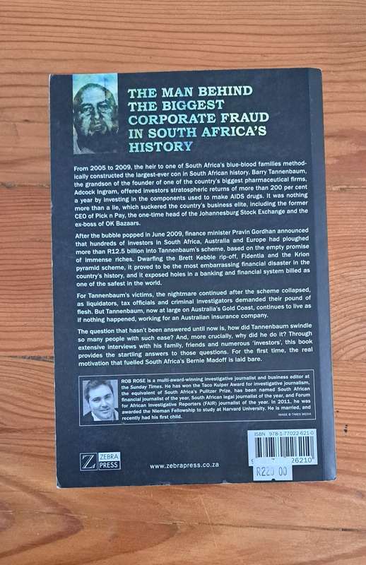 The Grand Scam By Rob Rose true crime story South Africa Ponzi Scheme fraud nonfiction corporate