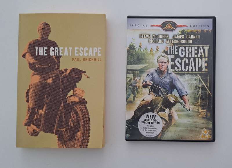 The Great Escape By Paul Brickhill book & DVD set history war military classics biography army ww2