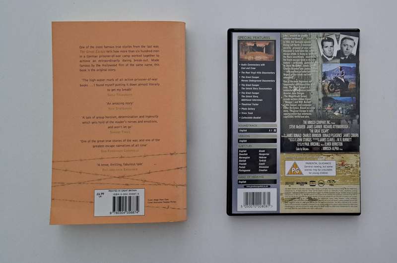The Great Escape By Paul Brickhill book & DVD set history war military classics biography army ww2