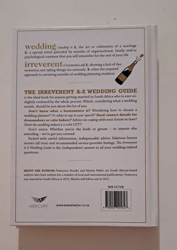 The Irreverent A - Z Wedding Guide South Africa By Francesca Bpurke planning ideas things