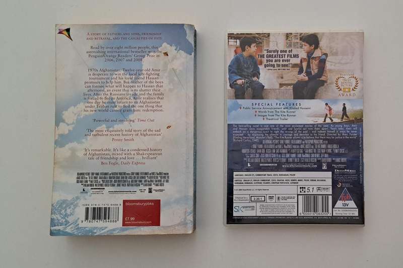 The Kite Runner By Khaled Hosseini book & DVD historical fiction classics novel school literature fi