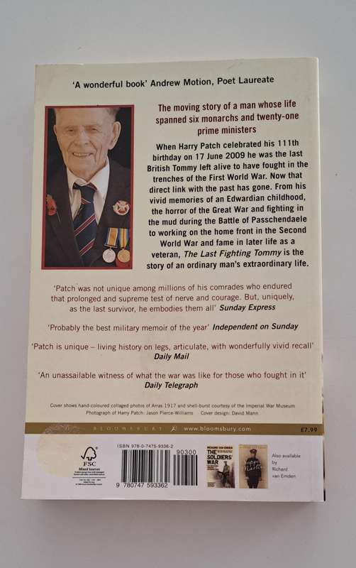 The Last Fighting Tommy The Life Of Harry Patch history war military memoir nonfiction world war 2