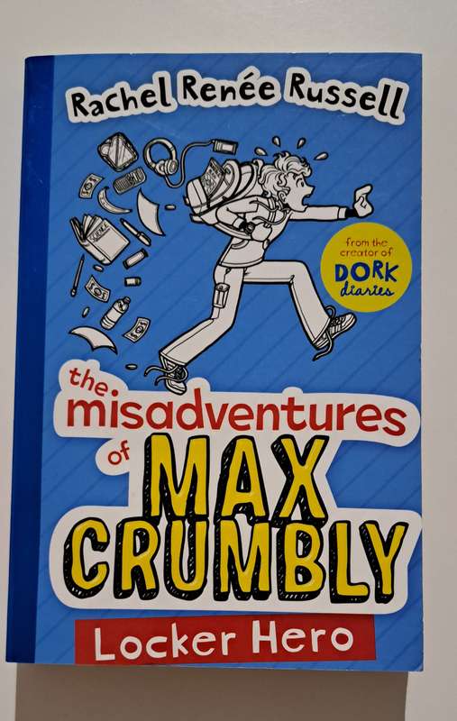 The Misadventures Of Max Grumbly Locker Hero By Rachel Renee Russell teen humor funny adventure