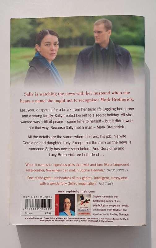 The Point Of Rescue By Sophie Hannah mystery psychological thriller fiction crime TV show series Bri