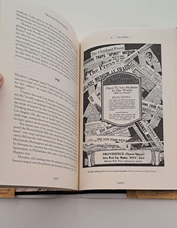The Secret life Of Houdini By William Kalush magic biography history memoir research history America