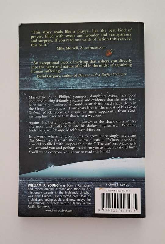 The Shack Where Tragedy Confronts Eternity William P Young Christian Faith Spirituality religion fan