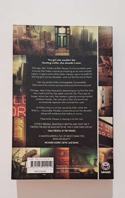The Shining Girls By Lauren Beukes fiction mystery thriller horror time travel sci-fi crime