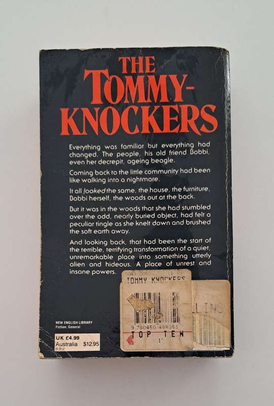 The Tommy Knockers By Stephen King horror sci-fi fantasy thriller aliens supernatural paranormal
