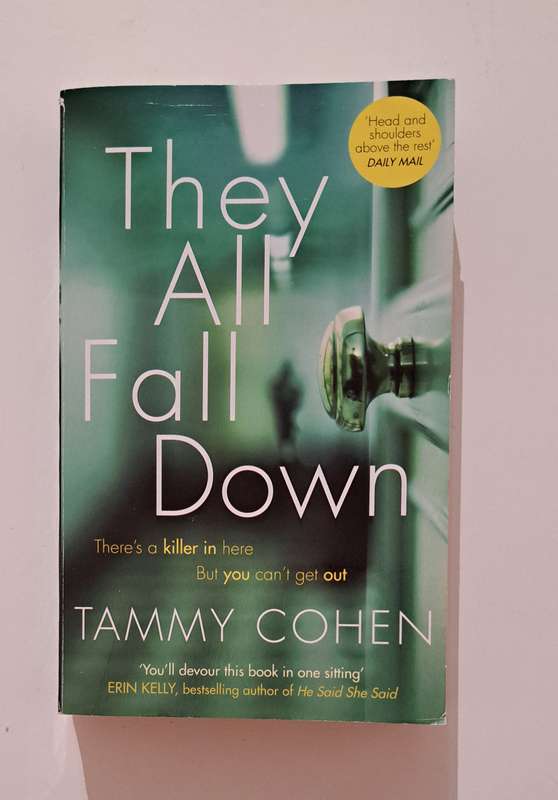 They All Fall Down By Tammy Cohen crime thriller fiction suspense mystery