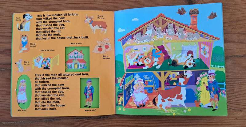 This Is The House That Jack Built By Pam Adams kids children's picture bedtime story book classic