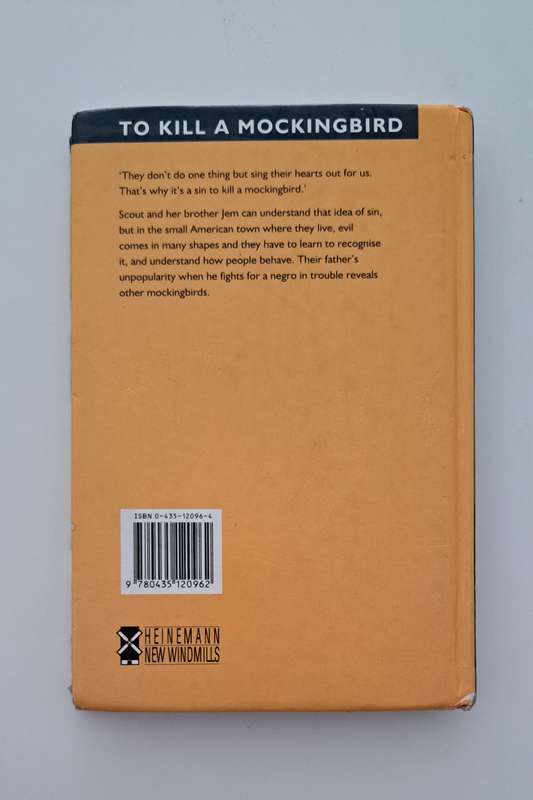 To Kill A Mockingbird Harper Lee 1966 classic fiction school historical novel coming of age