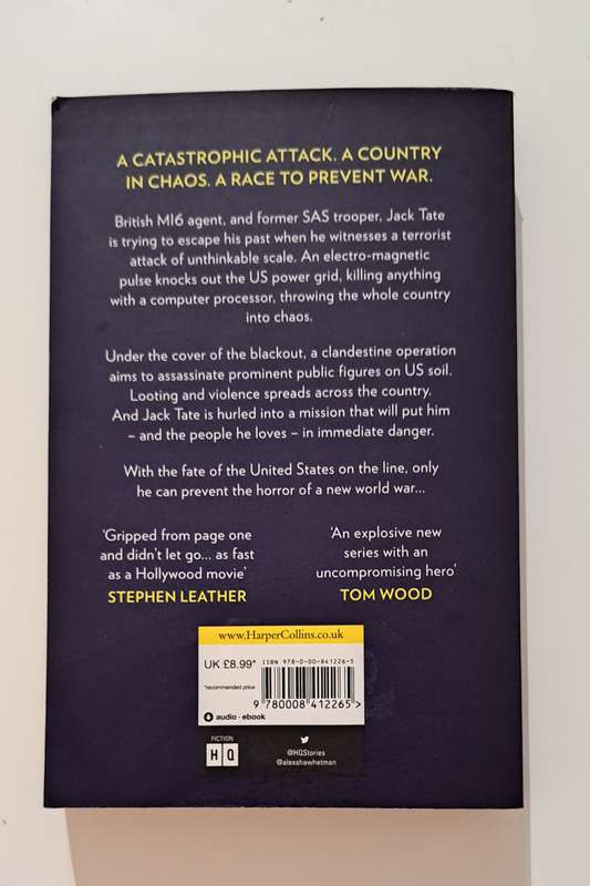 Total Blackout Alex Shaw thriller fiction suspense crime