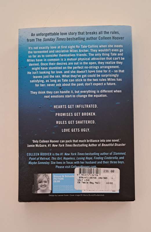 Ugly Love By Colleen Hoover romance chic lit love young adult drama