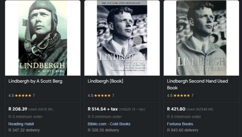 Lindbergh By A Scott Berg biography flight planes history aviation politics memoir famous