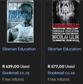 Siberian Education Nicolai Lilin book true crime Russia biography memoir history thriller