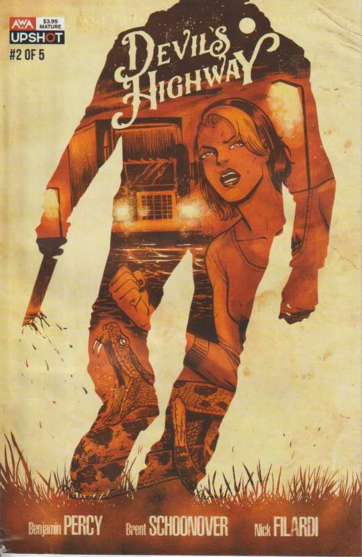 Upshot AWA Comics Devil`s Highway #2 (2020) comic book (marvel rare collectable)
