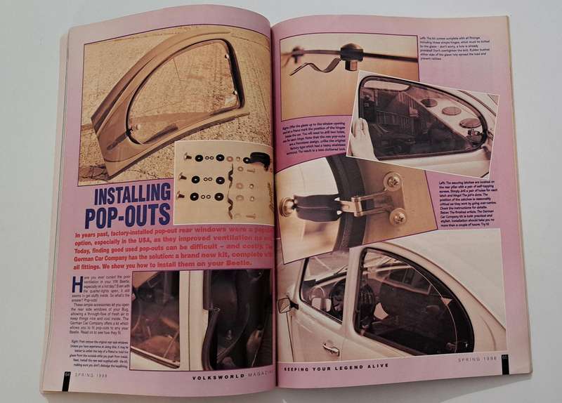 VW Volkswagen VolksWorld beetle car magazine 1998 vintage rare vehicle collectable restoration manua