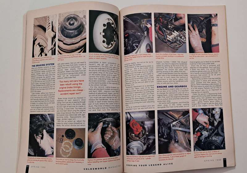 VW Volkswagen VolksWorld beetle car magazine 1998 vintage rare vehicle collectable restoration manua