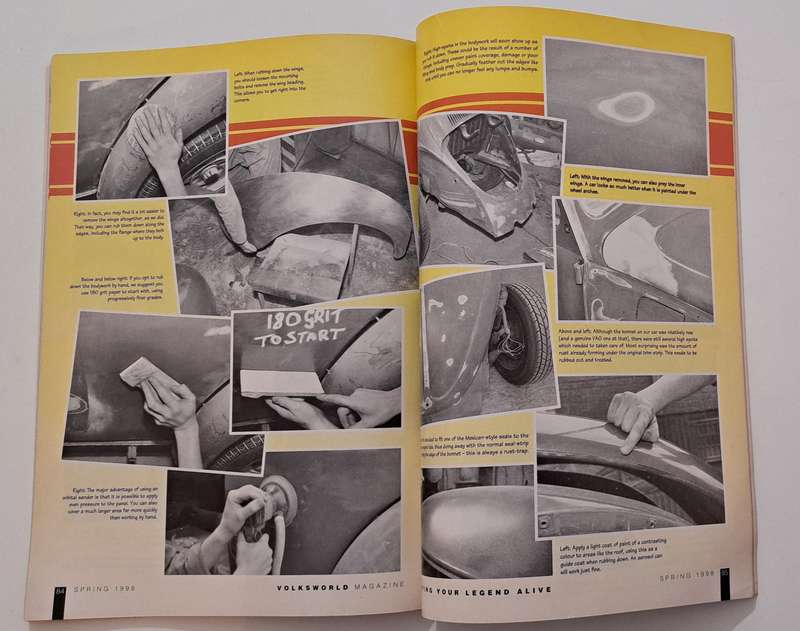 VW Volkswagen VolksWorld beetle car magazine 1998 vintage rare vehicle collectable restoration manua