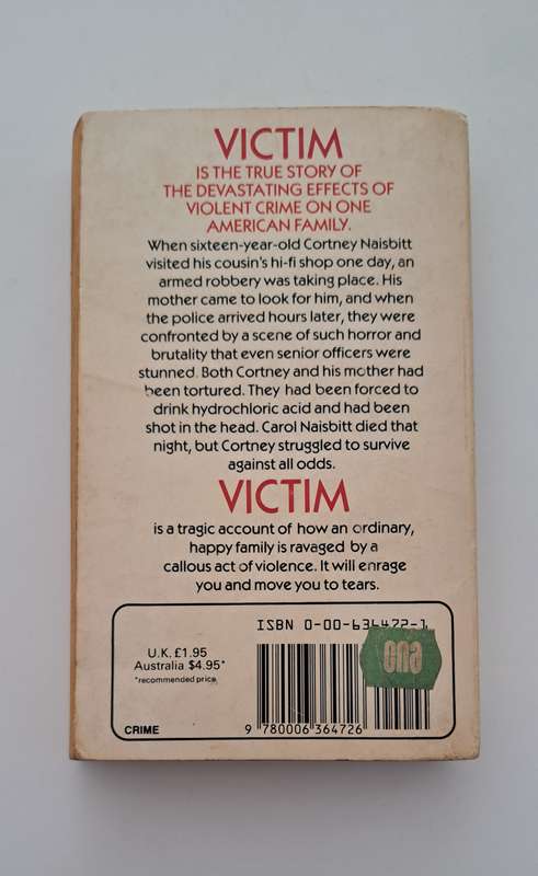 Victim: The Other Side of Murder By Gary Kinder true crime America survival murder